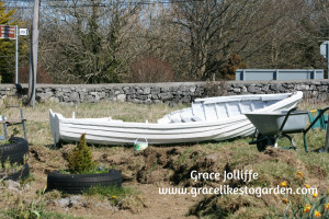 old-white-boat